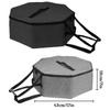 Hat Box for Travel Storage Collapsible Hat Case Cowboy Cap Hat Organizer for Closet with Handles Hat Boxes for Men and Women