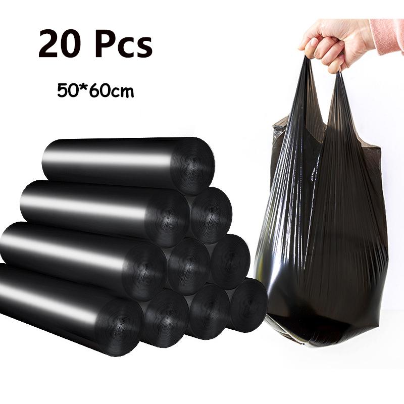 Утолщенный универсальный домашний жилой закрывающийся мешок для мусора на шнурке, автоматический кухонный дизайн