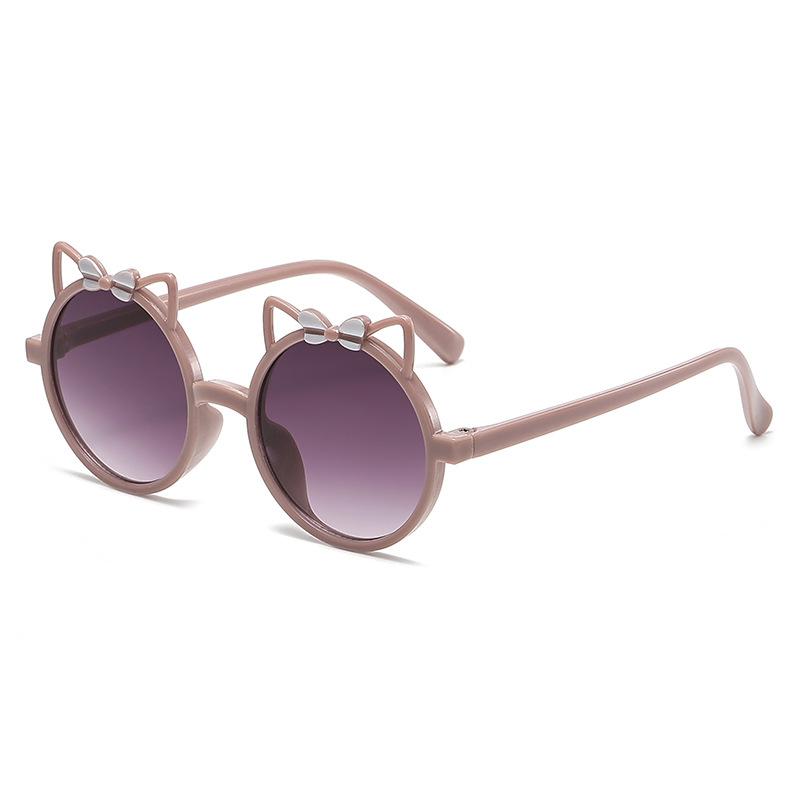 Baby Special Sun Protection Sunglasses, Cartoon Cat Ear Design, Uv400 Protection Kids Sunglasses 2342