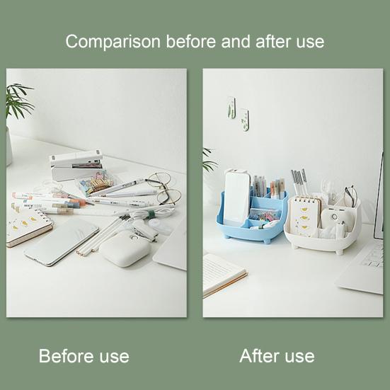 Ящик для хранения, классный компактный пластиковый стильный отдельный косметический органайзер, хозяйственные товары