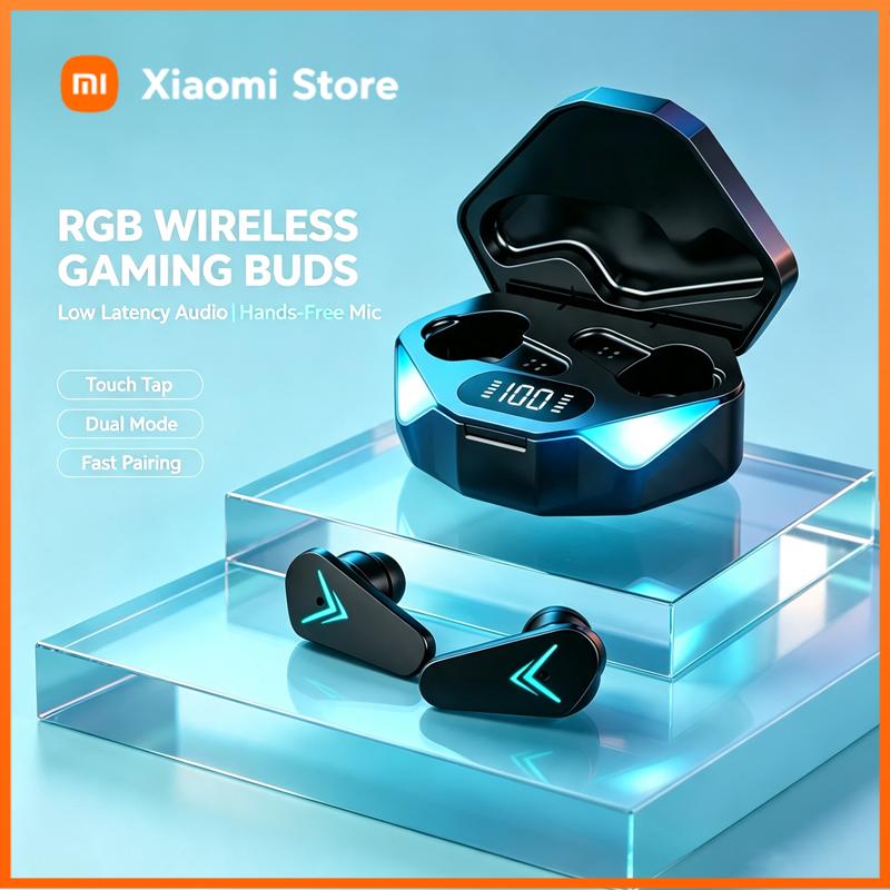 Xiaomi TWS игровые наушники беспроводные Bluetooth наушники с микрофоном бас аудио позиционирование звука 9D стерео музыка HiFi гарнитура для геймера