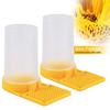2 Pcs/Set Bee Water Feeder Adjustable Transparent Easy Installation High Strength Bee Water Dispenser for Bee