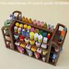 1 Set Doll House Scene Decor Accessories 1:12 Dollhouse Miniature Supermarket Shelf Mini Display Stand Storage Rack Model Toy