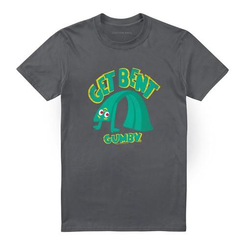 GUMBY GET BENT Licensed Adult Men's Graphic Tee Shirt SM-3XL Unisex T-Shirt