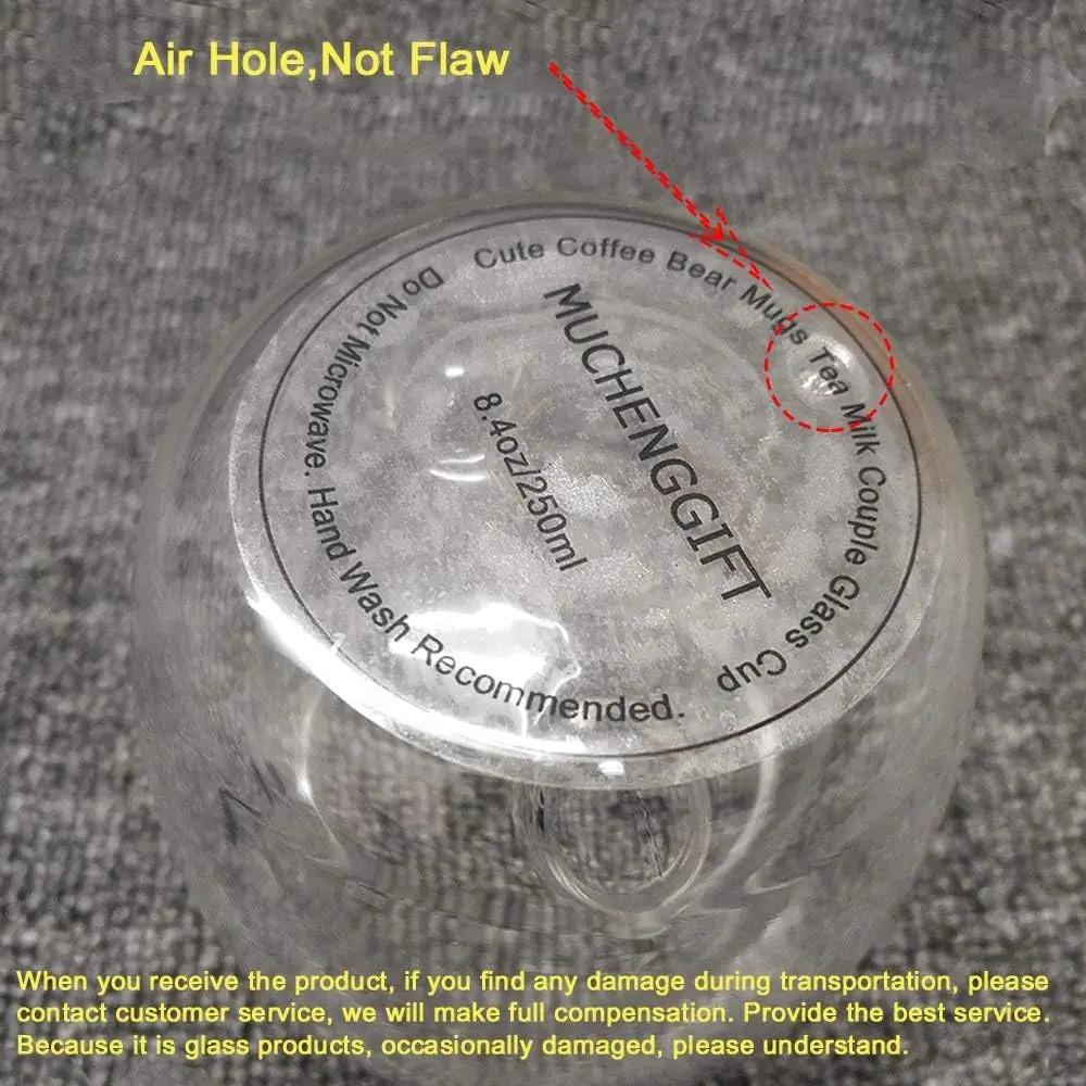 Креативная двухслойная кофейная кружка с милым медведем, двойная стеклянная чашка, картонная чашка для молока с изображением животных, женская милая кошка, утка, собака, подарок, Рождественский подарок