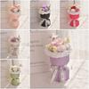 Carnation Rose Bouquet Artificial Hand Holding Soap Flower Decoration Fake Flower  Valentine Day