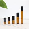 5 шт. 1/2/3/5/10 мл янтарный роликовый флакон для эфирных масел многоразовый флакон для духов дезодорант контейнеры