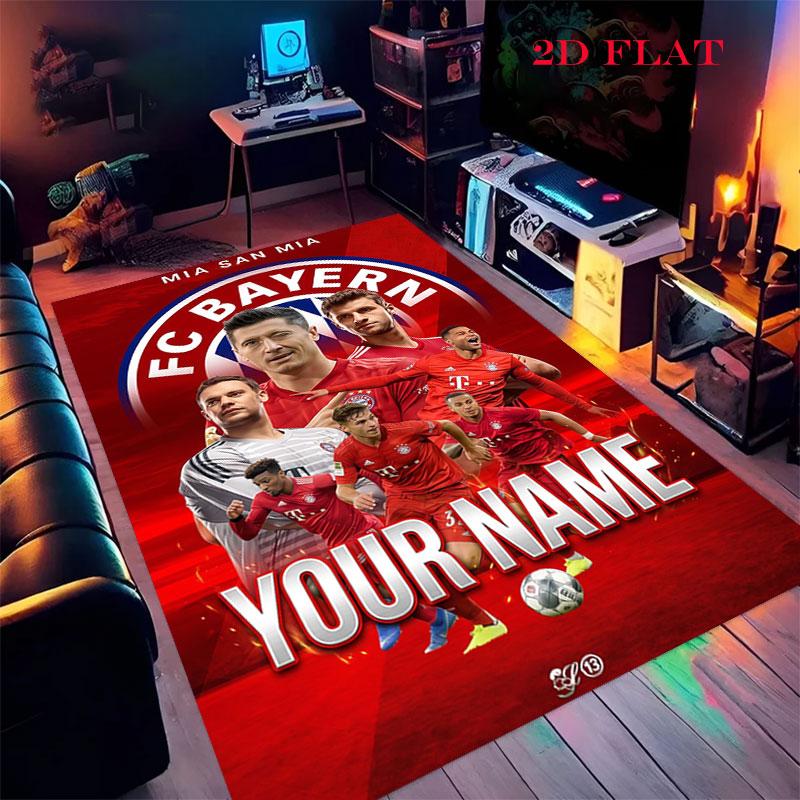 Custom Fc Bayern Munich Carpet Rug for Living Room Bedroom Home Sofa Decoration,Kids play Nonslip Floor Mat