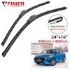 2 шт. щетки стеклоочистителя для Hyundai Solaris HC 2018-2020 24 "16" подходят для переднего лобового стекла, щетки для окон, резак, аксессуары 2018 2019 2020