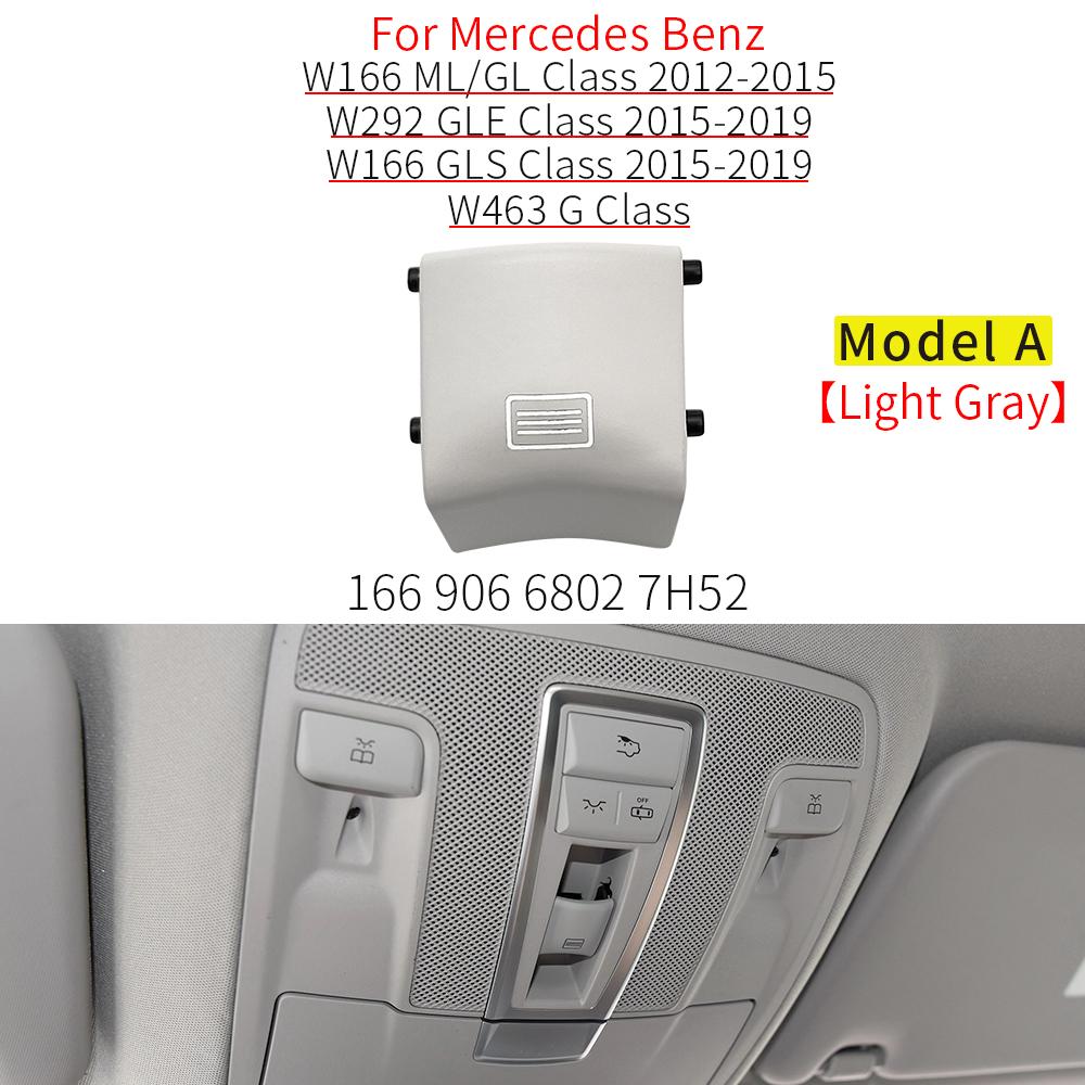 Для Mercedes W166 W292 W463 Крыша Люк Переключатель Окно Кнопка Крышка Пластик для Benz ML GL GLE GLS 2012- ML320 GLE350 GLS450