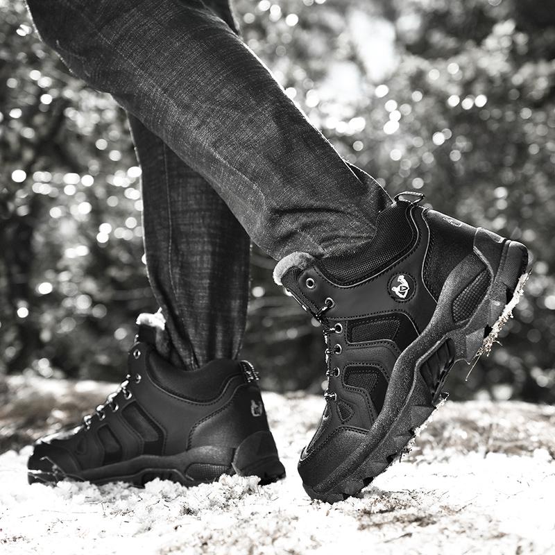 Новые полуботинки для активного отдыха, хлопковые ботинки, теплые альпинистские ботинки, мужская обувь, женская обувь, большой размер