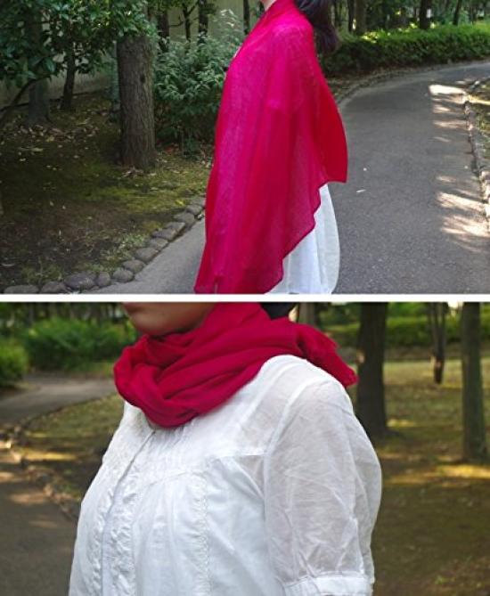 All Over the Cashmere Touch [.a World] Stole, Silk, Wool, Large, Women's, Thin, Black, (Black)