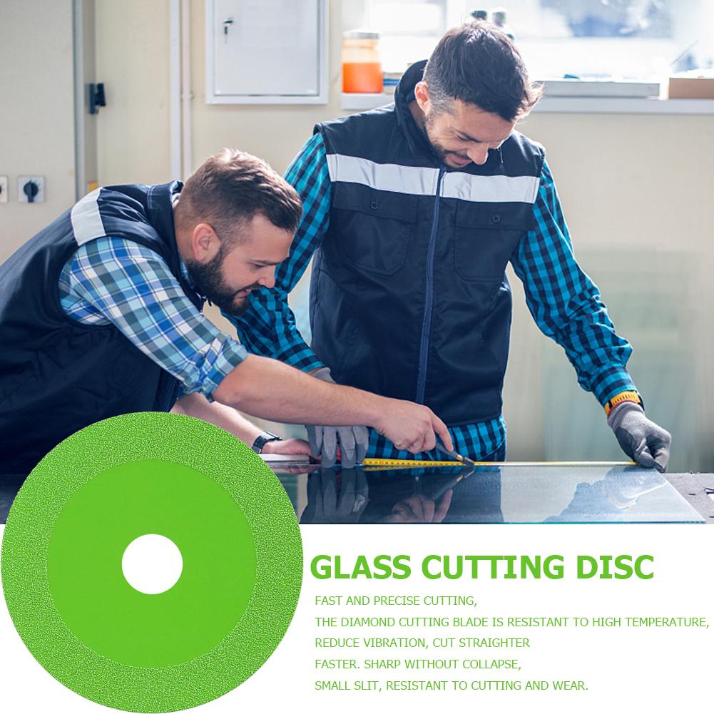 100 мм режущий диск для стекла, керамический кристалл, алмазная пила, нефритовое режущее лезвие для бутылки вина, шлифовальное лезвие для снятия фаски, режущий диск для стекла