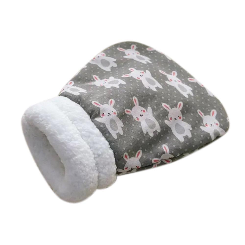 Утолщенная кровать-пещера для кошек, мультяшный коврик для кошек, милый спальный мешок для кошек, товары для животных