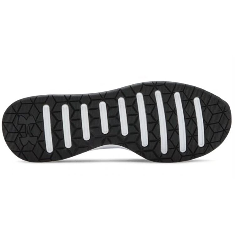 Under Armour Тренажер для дыхания с круглым носком, удобная амортизация, нескользящие, низкие кроссовки для тренировок, женские кроссовки, черно-белые, 3021335-001