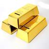 Paperweight Golden Brick Glittering Gold Bar Piggy Bank Office Accessory Bullion Bar  Office Desk