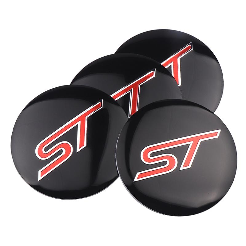 4Pcs 54mm/56mm/60mm For Ford Mustang ST Kuga Original Hubcaps Car Wheel Center Covers Sticker Auto Hub Caps Emblem Replacement