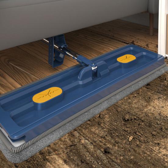 1 Set Mop Set with 6 Microfiber Pads 360 Degree Rotation Large