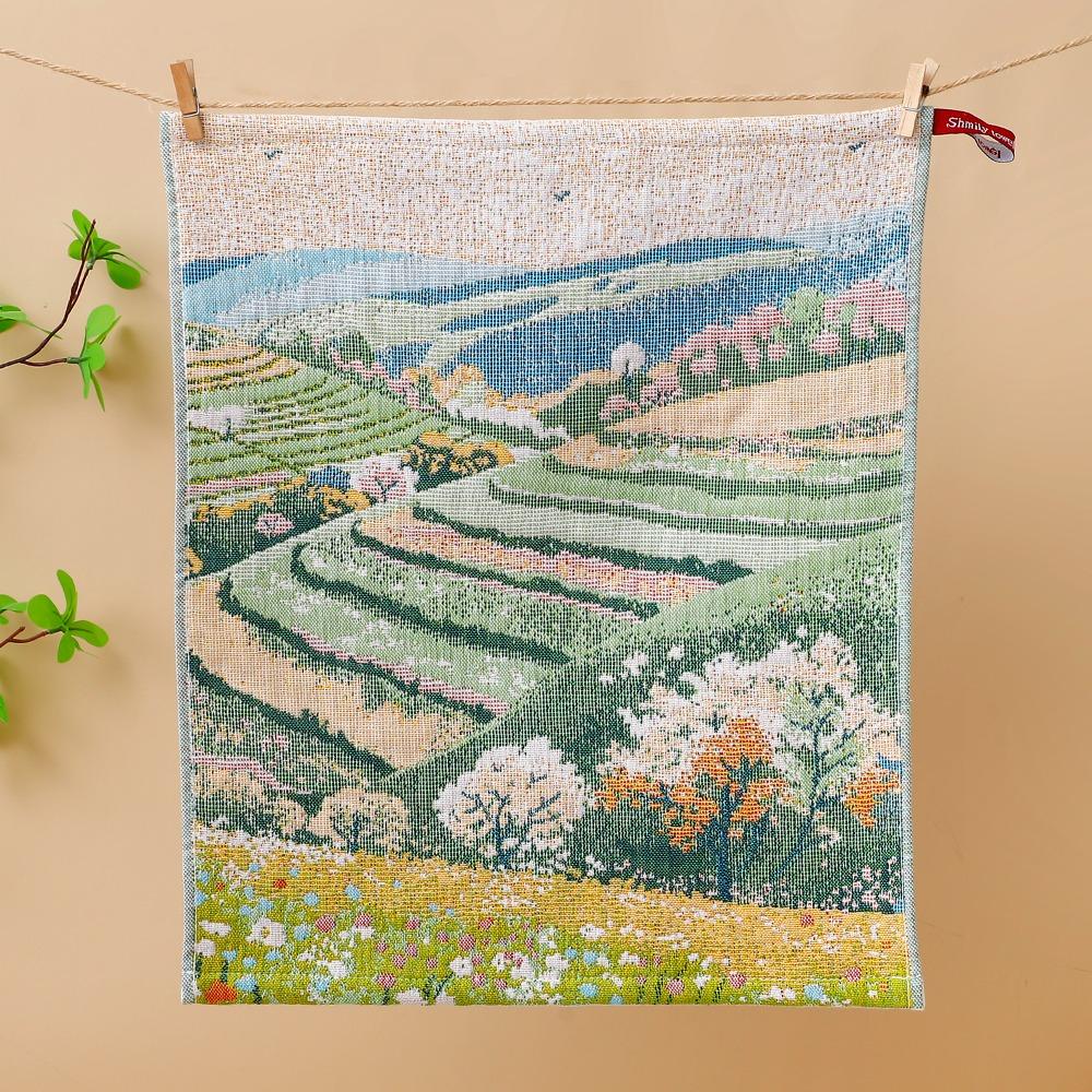 Soft Pure Cotton Face Towels 34x40cm Dish Cloth New Kitchen Towel Kindergarten Children