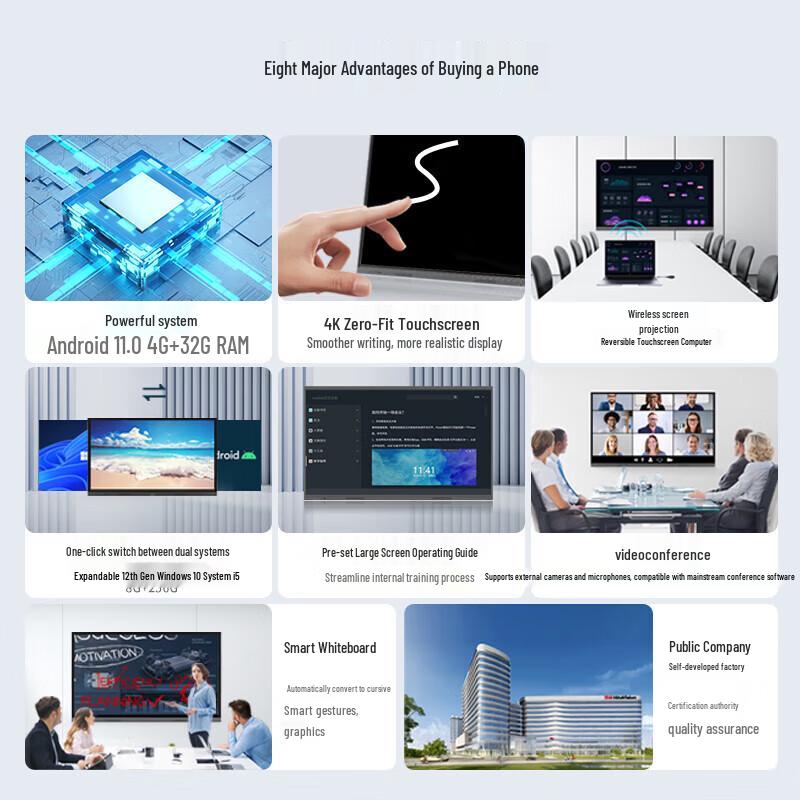 Honghe 86-inch Smart Interactive Flat Panel (CN version)