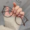 Men and Women Round Anti Blue Glasses Computer Frame Optical Lenses New Arrival