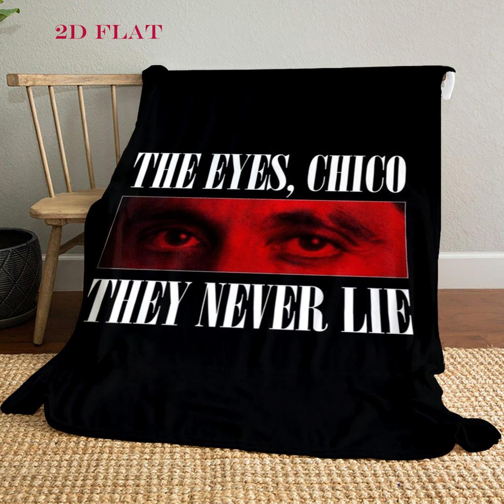 Eyes Reveal Truth blanket Suitable for all seasons Soft and comfortable Air conditioning blanket Christmas gifts Machine washable