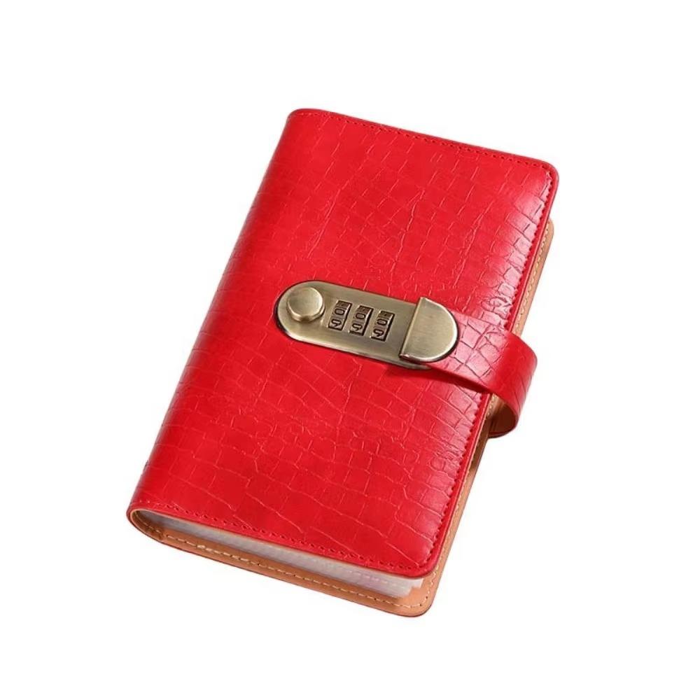 Solid Color Money Savings Challenge Binder PU Leather Cash Envelopes Binder  Cash Management