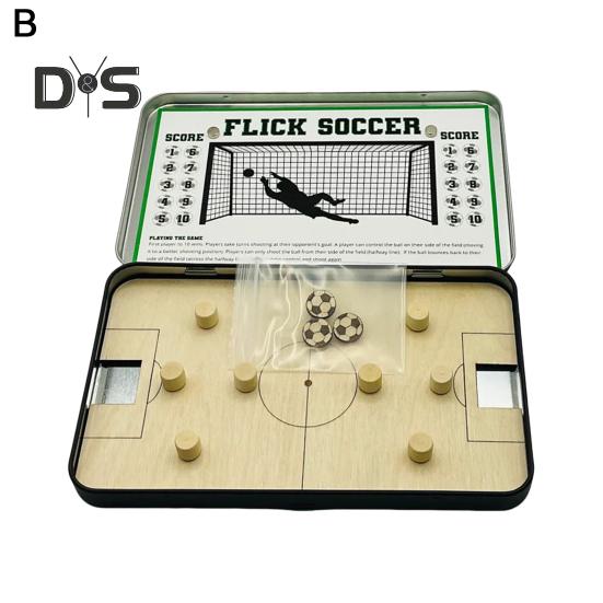 Дорожная деревянная настольная игра Бейсбол Регби Флик Футбол Игра в кости для нескольких игроков Интерактивная настольная игрушка Для детей Семейные игры для вечеринок Ночью