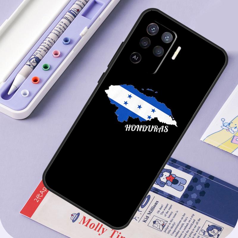 Honduras Flag For Oppo A94 A74 A54 A15 A18 A38 A58 A78 A98 A40 A60 A80 A16 A76 A96 A57 A17 A77 A5 Pro Case