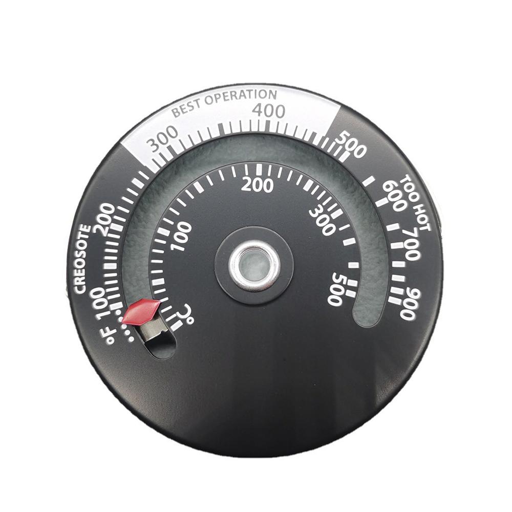 Горячий гермометр Магнитный дровяной обогреватель печи Термометр Камин Вентилятор Печь с зондом Бытовая чувствительность Инструмент для духовки барбекю