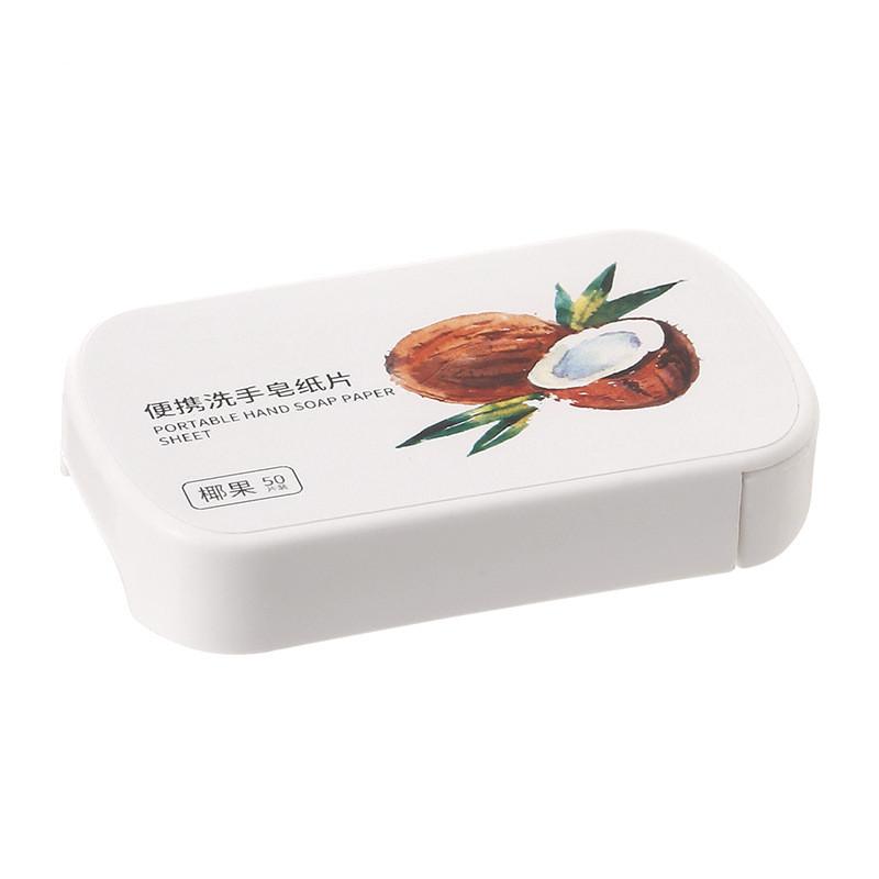 Мыло-лепесток, бумажное дорожное портативное одноразовое мыло для рук, таблетка, детское мыло для рук, бумажное, мыло для мытья на открытом воздухе в форме цветка