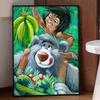 Disney diamond painting full diamonds 5D Baloo Mowgli diamond art home decor creative handicrafts