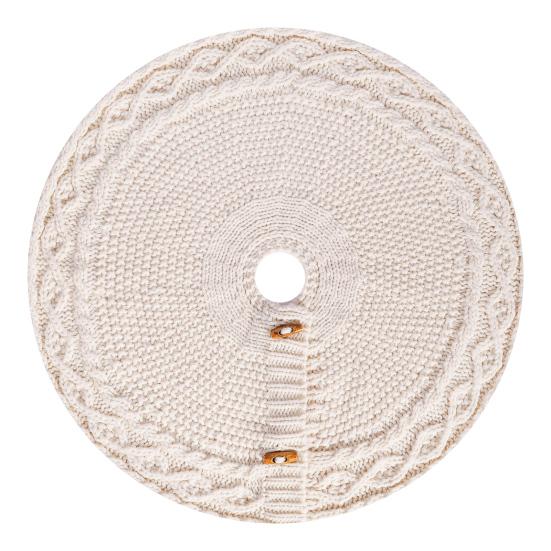 Юбка для рождественской елки, плетеный коврик для вязания елки, украшение для рождественской елки для праздничного домашнего декора, камина