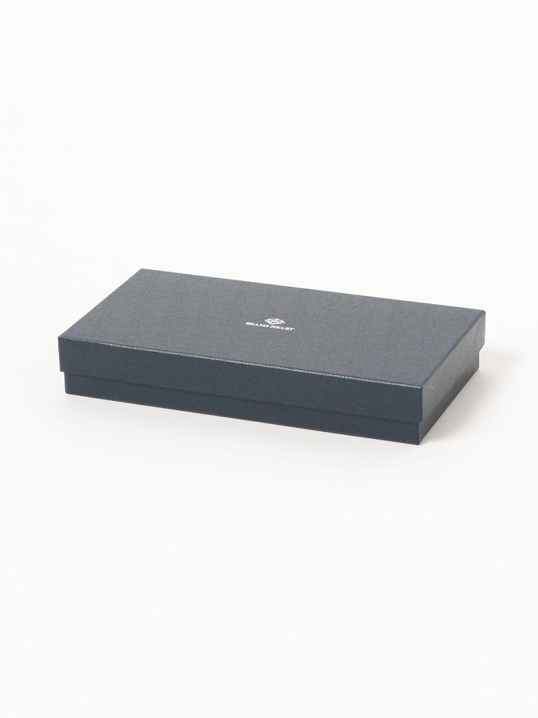 Мужской длинный кошелек Beams Heart в черном цвете -