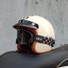 Ретро мотоциклетный шлем для мужчин и женщин Harley Half Helmet Motorcycle Buckle 3/4 шлем Four Seasons American Style