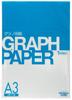 SAKAE Техническая бумага Миллиметровая бумага A3 Сетка Бумага высокого качества 50 листов Цвет глаз 4,55 мм A3-451