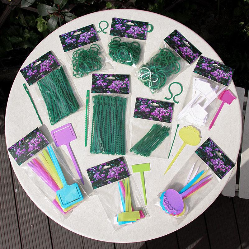 25/50/100 шт. многоразовые садовые кабельные стяжки регулируемые пластиковые кабельные стяжки инструменты поддержка растений кустарники крепеж для фиксации деревьев нейлон