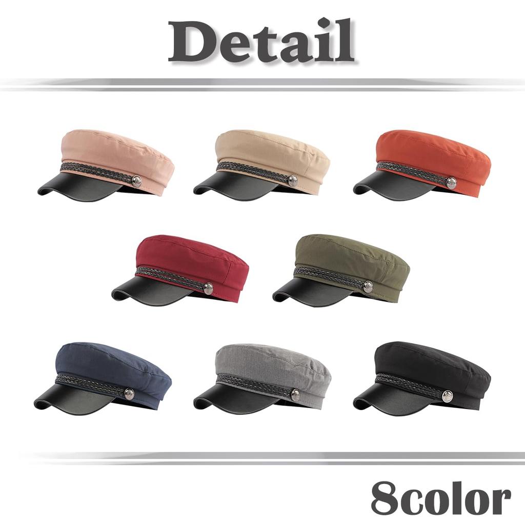 Морская длинная кепка газетчика для выхода для женщин и кепка CZ094 [Белый Клык], Лицо, Кепка, Шляпа, Стильный, На выход, Мужчины, (черный)