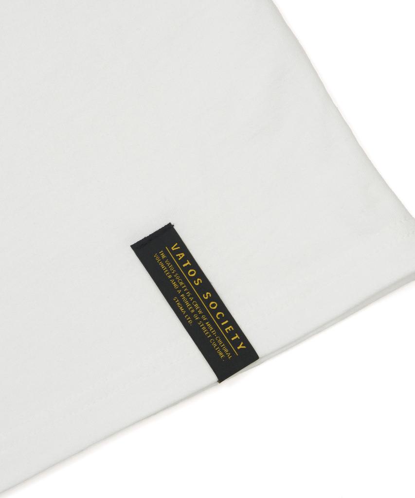 STIGMA Camouflage Pocket Semi-Oversized T-Shirts White