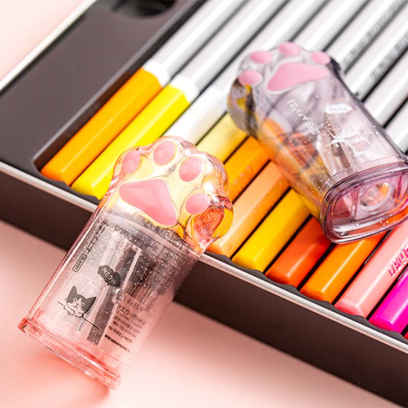 Милая кошачья лапа точилка для карандашей Kawaii школьные принадлежности Студенческий приз Детский подарок