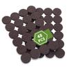48 Felt Furniture Pads for Hardwood Floors, Furniture Pads, Floor Protectors for Hardwood Floors, Round Felt Furniture Pads, Dark Brown