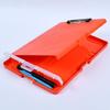 File Folder Organizer with Strong Lock Non-Slip Clips Hanging Holes 3-in-1 Clipboard Pencil Case File