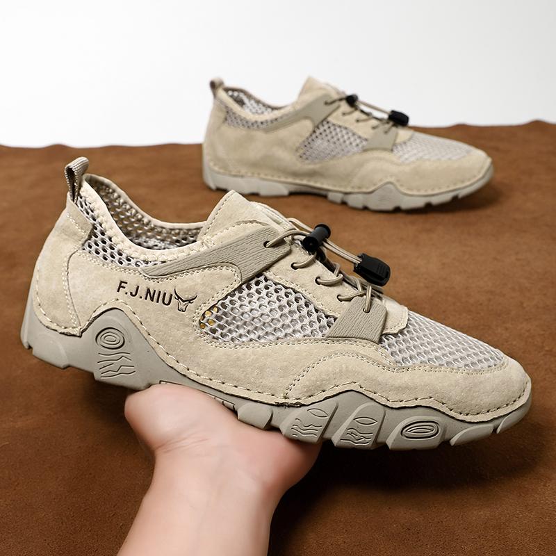 Summer Men's Casual Shoes Breathable Mesh Shoes Sneakers