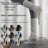 1 Pair Breathable Long Tube Yoga Socks Cotton Dance Sports Socks Moisture-Wicking Fitness Socks