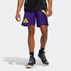 adidas Баскетбольные Шорты Мужские Колледжный Фиолетовый Умеренные Прямые Брюки HK9465