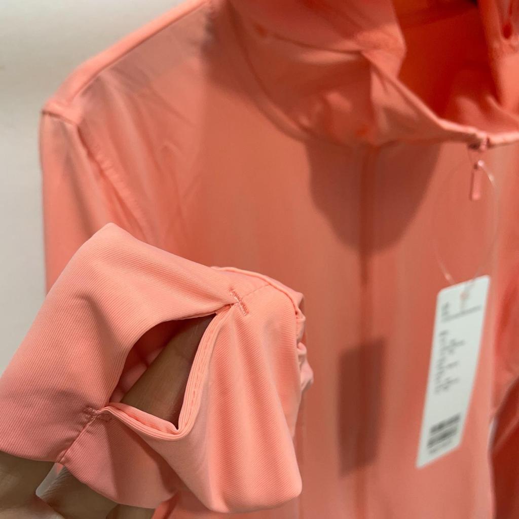 Japanese Women's AIRism Slim Fit High Elasticity Zipper Hooded Cardigan for Sun Protection, Cool and Stylish Outerwear