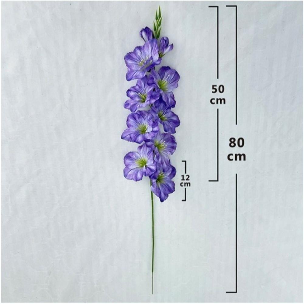 Silk Artificial Flower 80cm Silk Fake Bloom New Simulation Gladiola Flower  Home