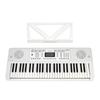 ONETONE One Tone Electronic Keyboard 54 Keys with LCD Display Japanese Notation Adapter OTK-54N/WH (Music Stand/Power Included)