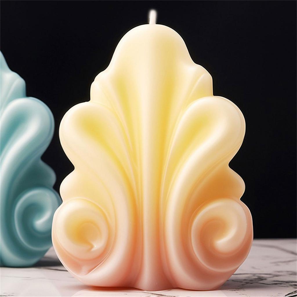 Conch Textured Candle Mold 3D Conch Candle Mold for DIY Candle Gypsum Ornaments Home Decorations Epoxy Resin Casting