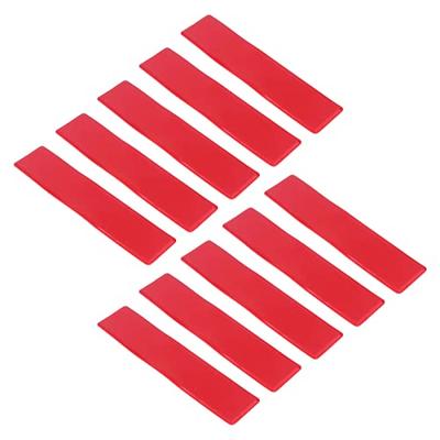 Уютный набор маркеров для теннисного корта, Прочный набор маркеров для разметки корта для пиклбола и баскетбольных площадок (красный)